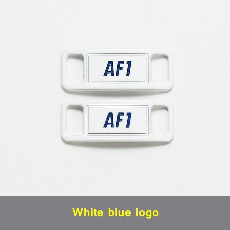 NEW 1 Pair Metal Shoelaces Buckle AF1 Shoe Decoration Suitable for All Shoes Sneakers Shoes Accessories Flat Shoelace Buckle