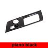 ABS Red/carbon Fiber For Chevrolet Corvette C7 2014- Car Center Gear Shift Panel Cover Trim Sticker Auto Accessories