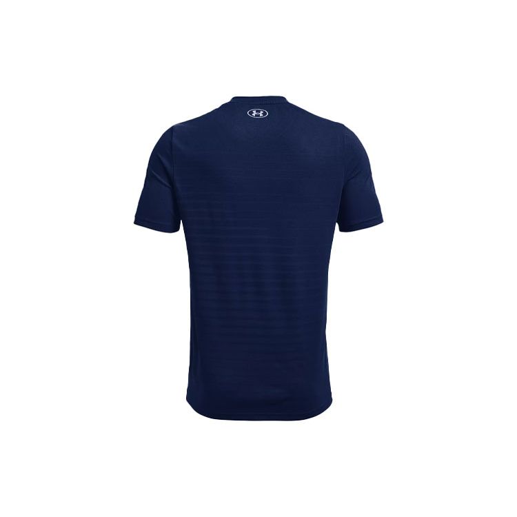 Under Armour Seamless Fade Striped Training T-Shirt Men Tops Bright-Blue 1361133-404