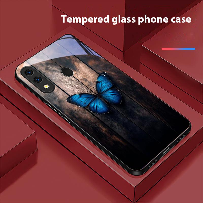 Farfalla misteriosa Per Samsung A20 30 A22 23 24 25 26 31 32 33 A34 35 42 50 51 52 53 54 55 56 70 71 72 73 cover per telefono in vetro
