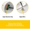 1Pcs Universal Car Radio Antenna Shark Fin Roof Decorative Antenna with Adhesive Tape Base with FM/AM Radio Function For Cars