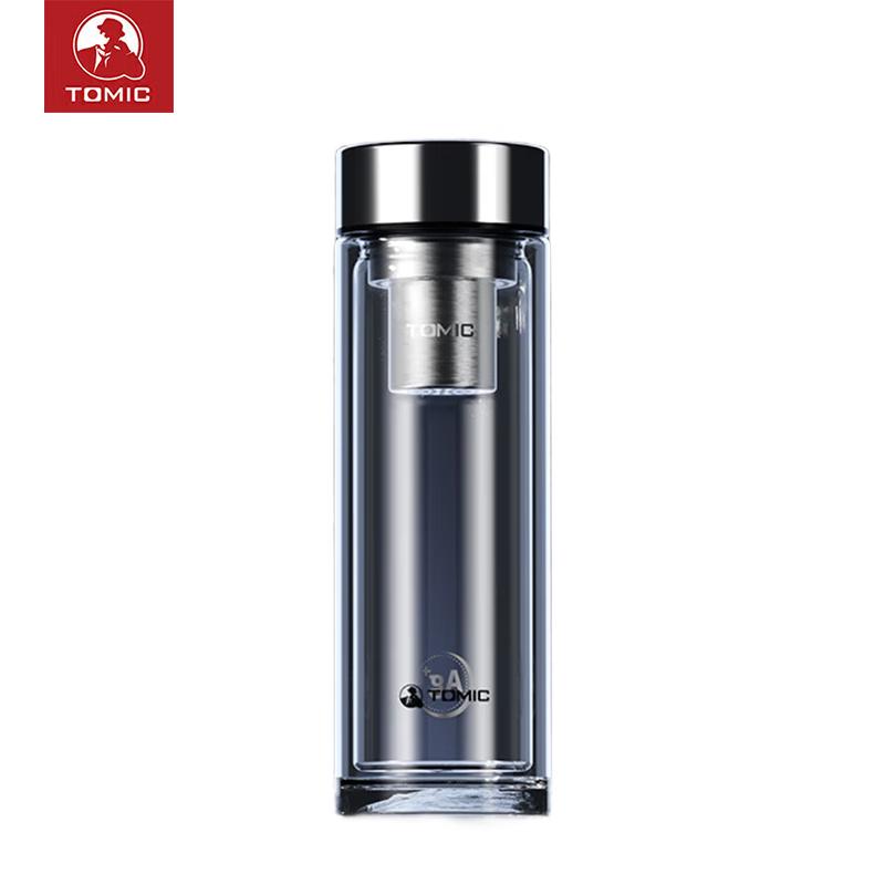 Temake TG80769ay Silver Ion Antibacterial Glass Tumbler