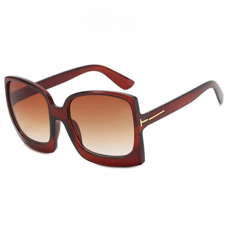 Fashion Trend Oversized Square Women's Sunglasses Daily Vacation Atmosphere Casual Accessories