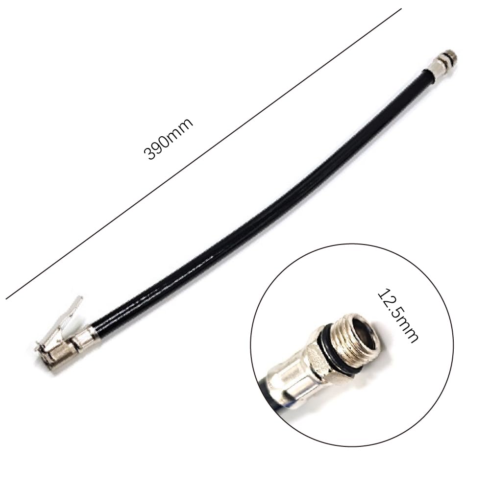 Extension Hose, Car Motorbike, Tire Inflation, Tire Air Inflator, Extension Tube, Inflator, Valve, Tire Air Pump, Extension Hose (Black)