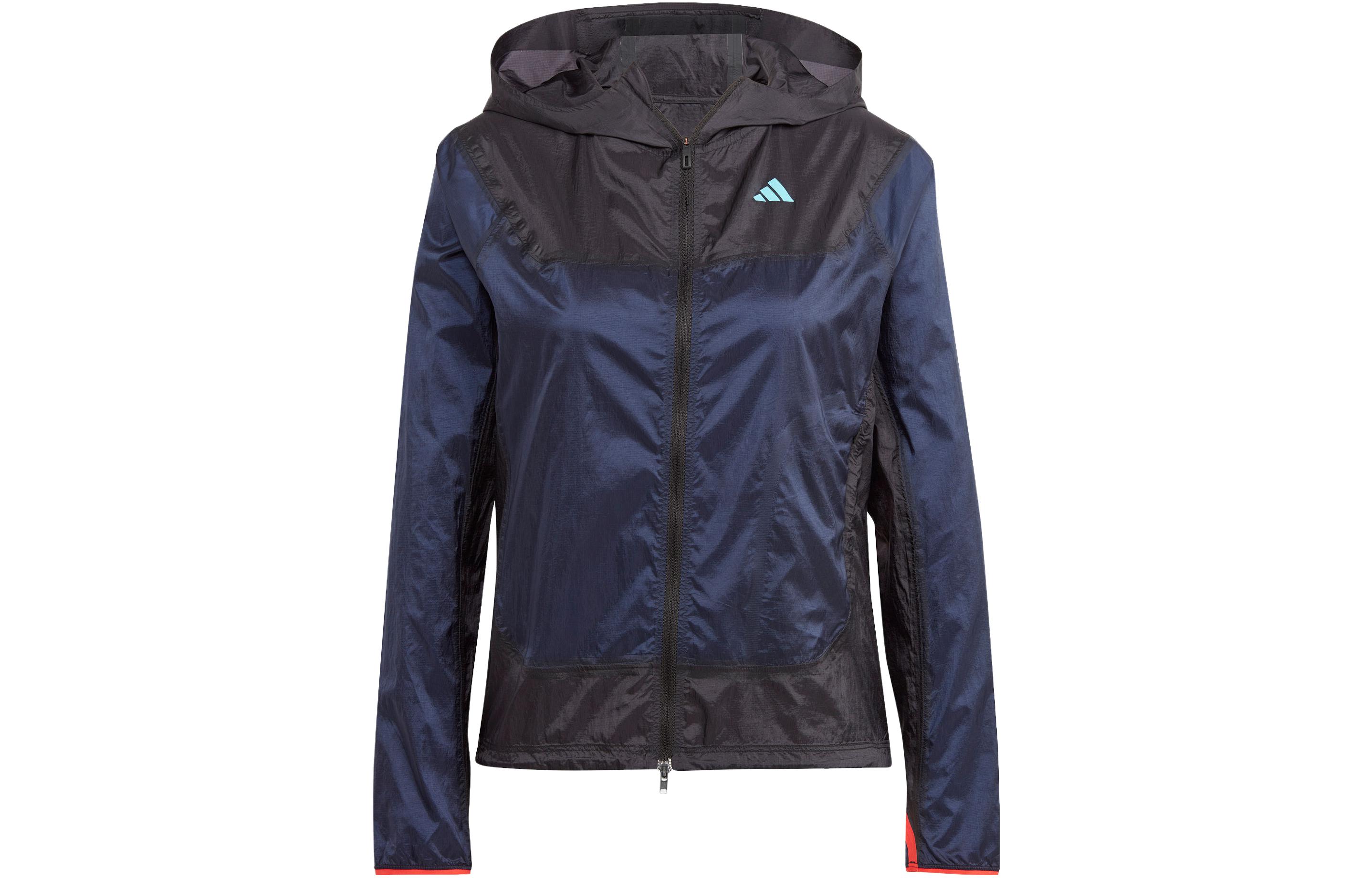 Adidas Adizero Jackets Women s Legend Ink Hooded Moderate Other IM4165 XS