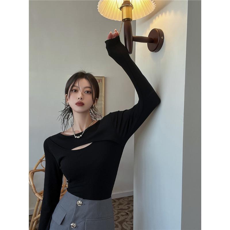 

Футболка с длинными рукавами, женская, новая, осенняя, Spice Girls, сексуальная, облегающая, дизайн, Feeling Base, рубашка, студенческий топ 2XL