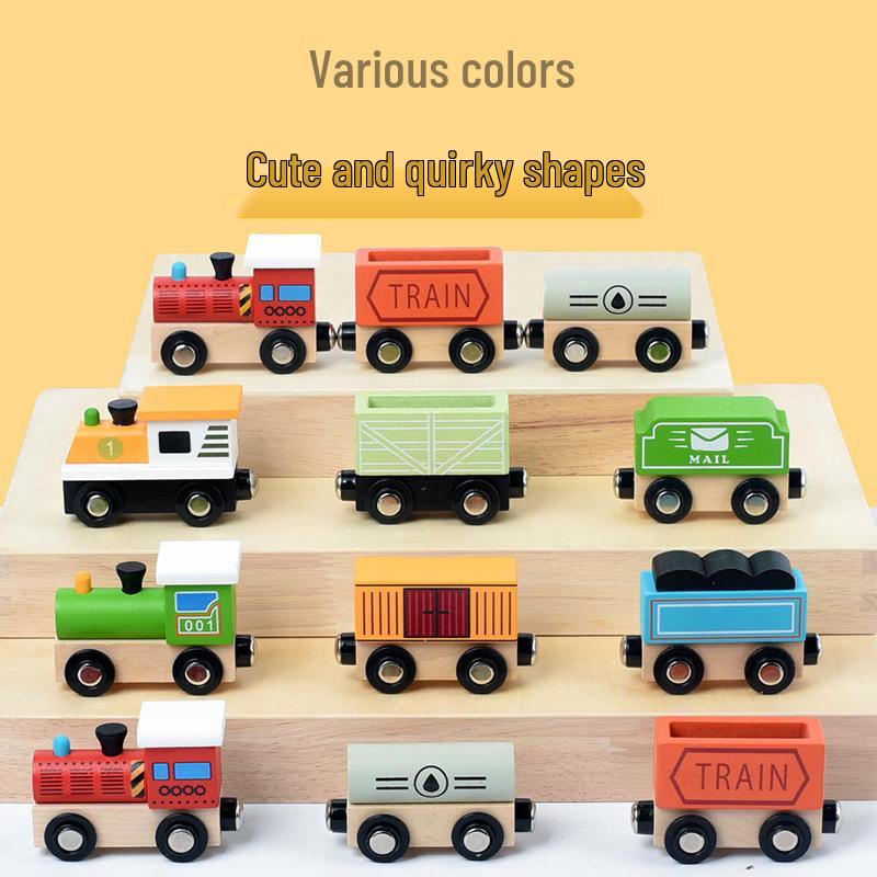 Educational Traffic Sign Train Set for Kids: Kindergarten Learning Toy