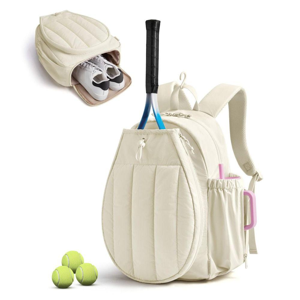 20L Tennis Backpack Large Capacity Sports Fitness Bag Durable Tennis Racket Bag Travel