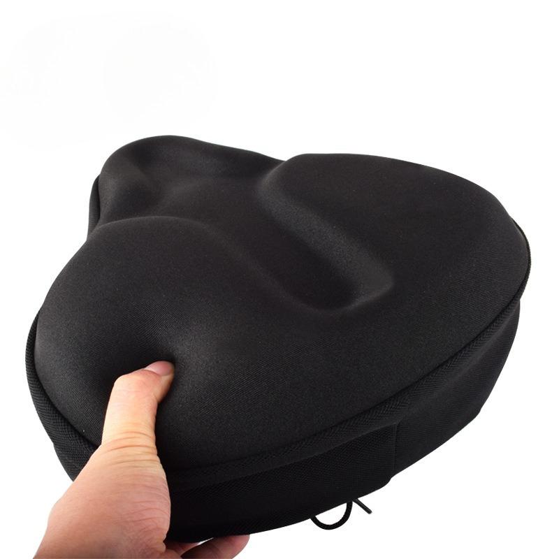 New Electric Bicycle Seat Cushion Cover Mountain Bike Soft and Comfortable Thickened Seat Cover 3d Battery Car Silicone Seat Cushion Cover
