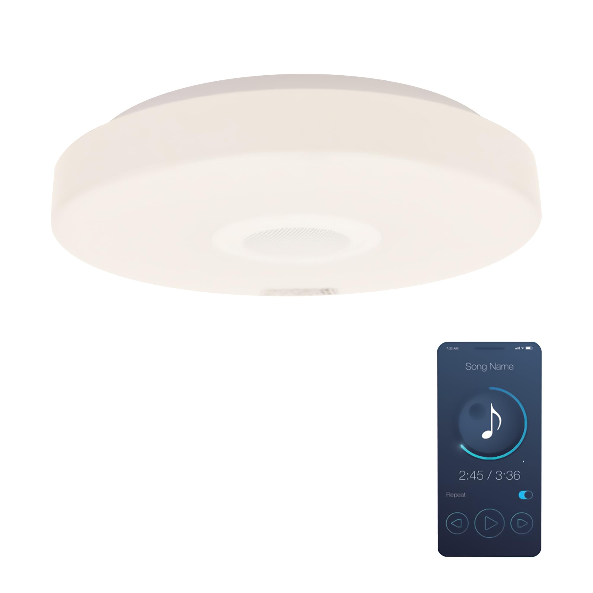 

Tokyo Deco LED Ceiling Light for 10 Tatami Rooms, with Built-in Speaker, Smartphone Control, No Installation Required, 4500lm, 10 Dimming Levels,