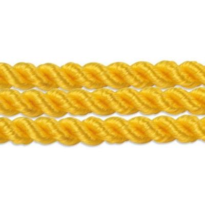 Rayher Braided Cord Yellow Ø 4 Mm By the Meter