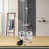 Knob Handles For SMA Thermostatic Mirror Shower Silver