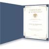 HAUTOCO 10 Pack Certificate Holders, Navy Blue Diploma Holders, Document Award Covers Certificate Folders with Gold Foil Border for 8.5x11 Letter