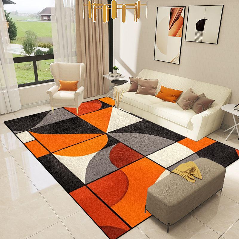 Nordic Decoration Geometry Carpets Living Room Light Luxury Rugs Home Sofa Area Floor Mat Room Decor Hallway Soft Large Carpet