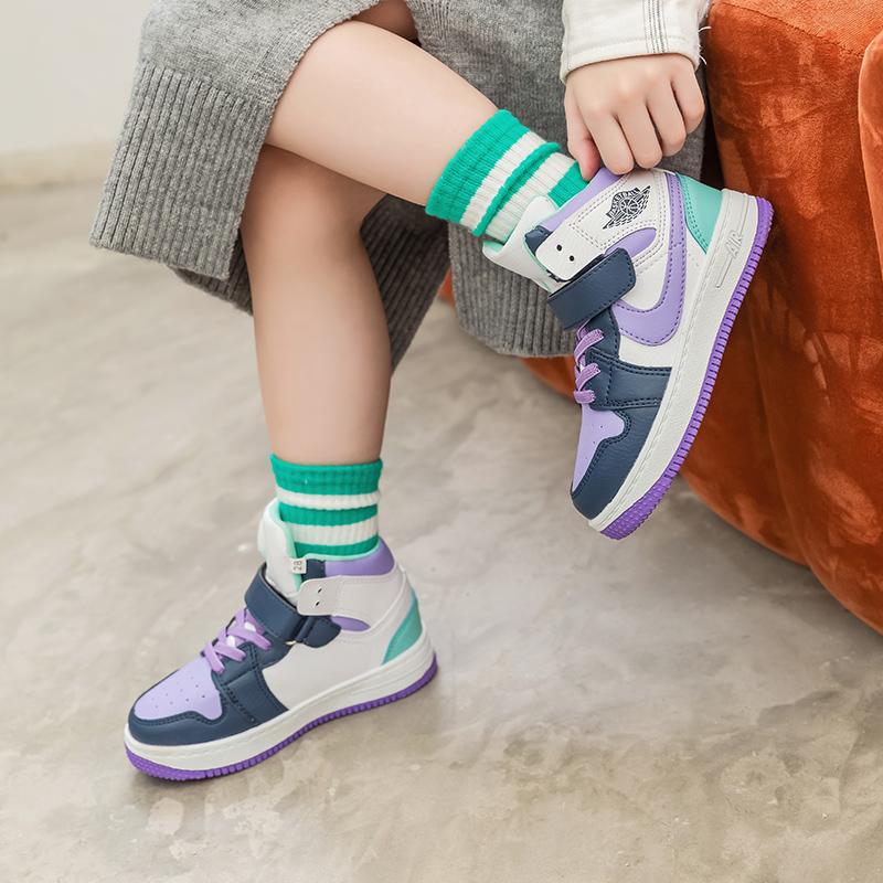 Primavera e autunno pelle ragazze sport scarpe da corsa traspiranti  antiscivolo per il tempo libero ragazzi scarpe alte top plate acquista in  modo economico — spedizione gratuita, recensioni reali con foto — Joom