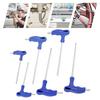 Multipurpose Socket Screw Remover T-Handle Hex Wrench, Professional Ergonomic Grip Metric Extended Shaft Anti Slip Key Driver Wrench Tool for