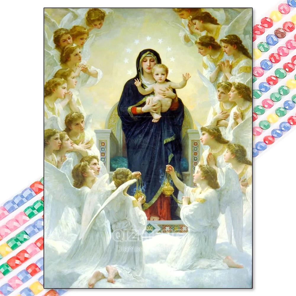 5D Diamond Painting Kit Jesus Cross Religious Sticker Diamond Embroidery Handmade DIY Mosaic Home Decoration Adult Gifts