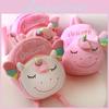 Kawaii Unicorn Plush Backpack For Kids With Soft Mini Coin Purse Pink And White Colors