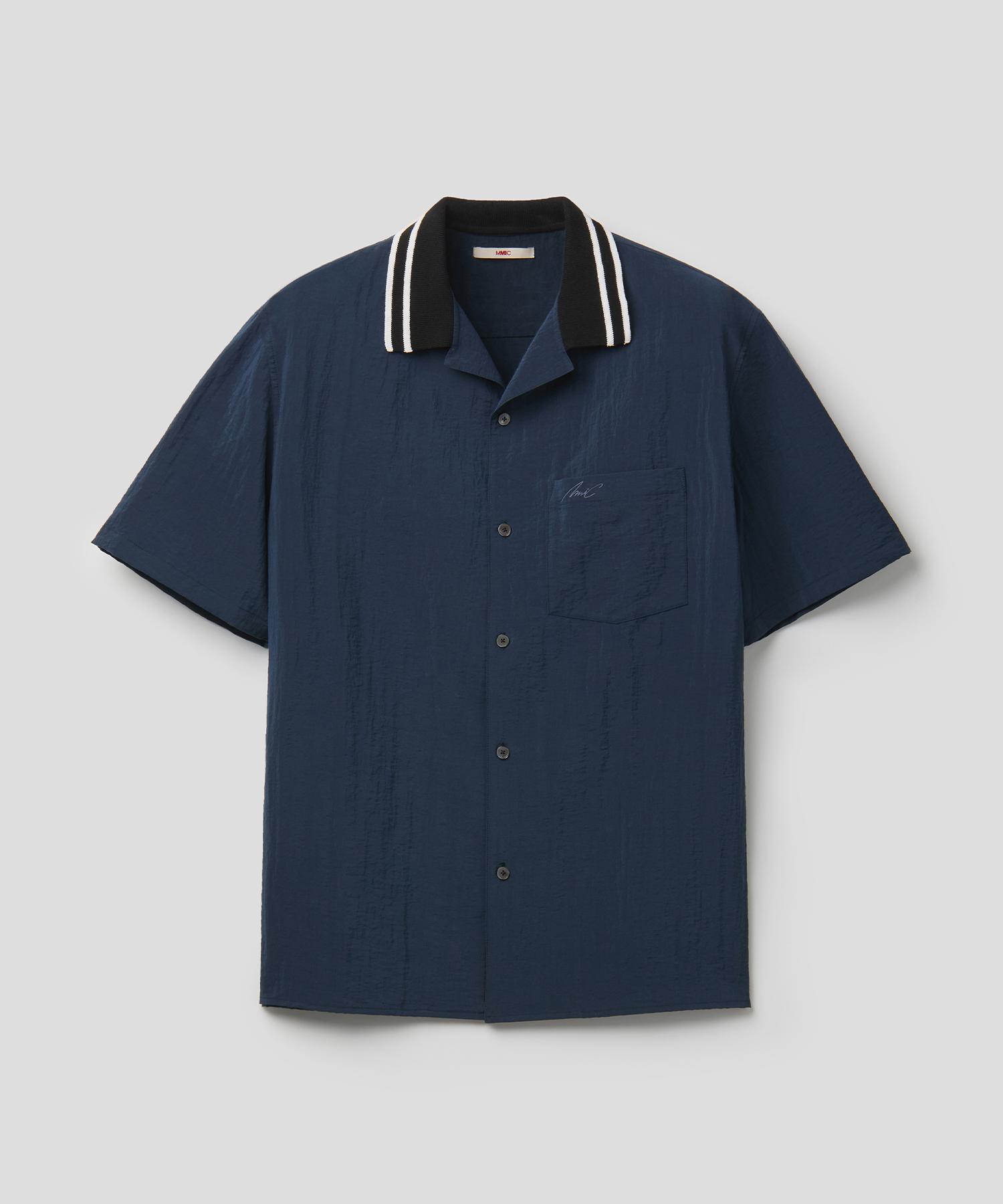 Mmic Fit Crew Shirt Navy M