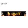 Festival Photo Booth Backdrop Halloween Fence Banner, 118 x 20 Inch Large Yard Sign Banner Flag, Scary Store Window Holiday Displays Party Hanging
