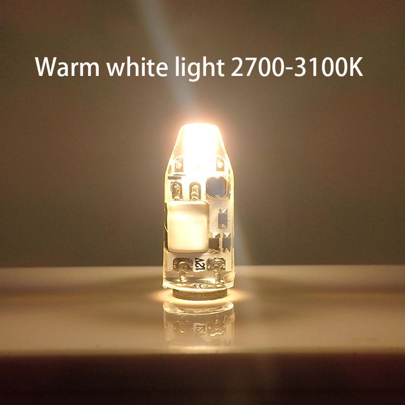 G4 LED Lamp Crystal Sapphire Lamp 2W 3W 5W AC/DC12V LED COB Chandelier LED Light Source Silicone Bulb Home Lighting