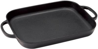 Square Grill Pan, 34.7 X 23 Cm, IH Compatible, Oil Plate