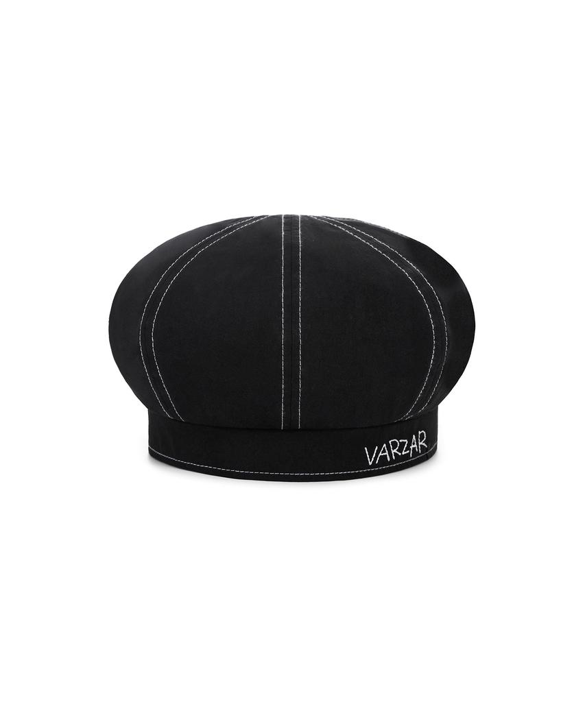 Bajal Scribble Point Beret Black