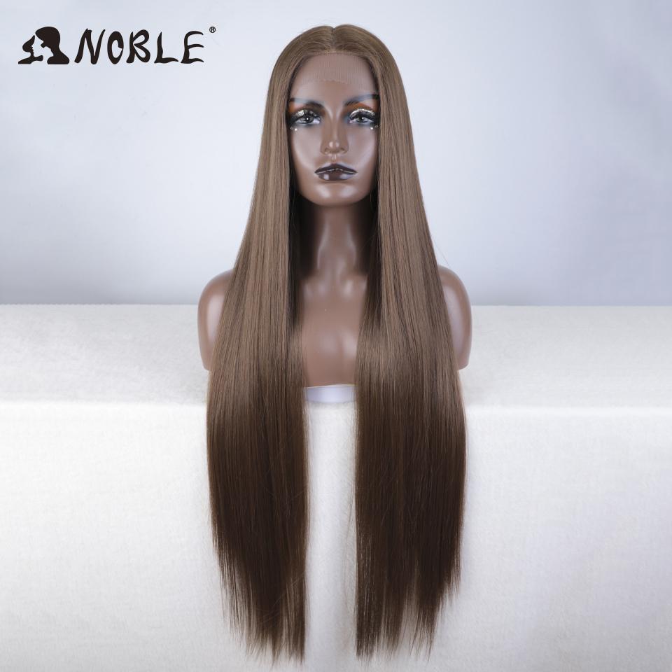 Noble Cosplay Wigs For Black Women Long Straight Synthetic Lace Wig 38 Inch Pink Ombre Blonde Wig Blonde Wig Synthetic Lace Wig
