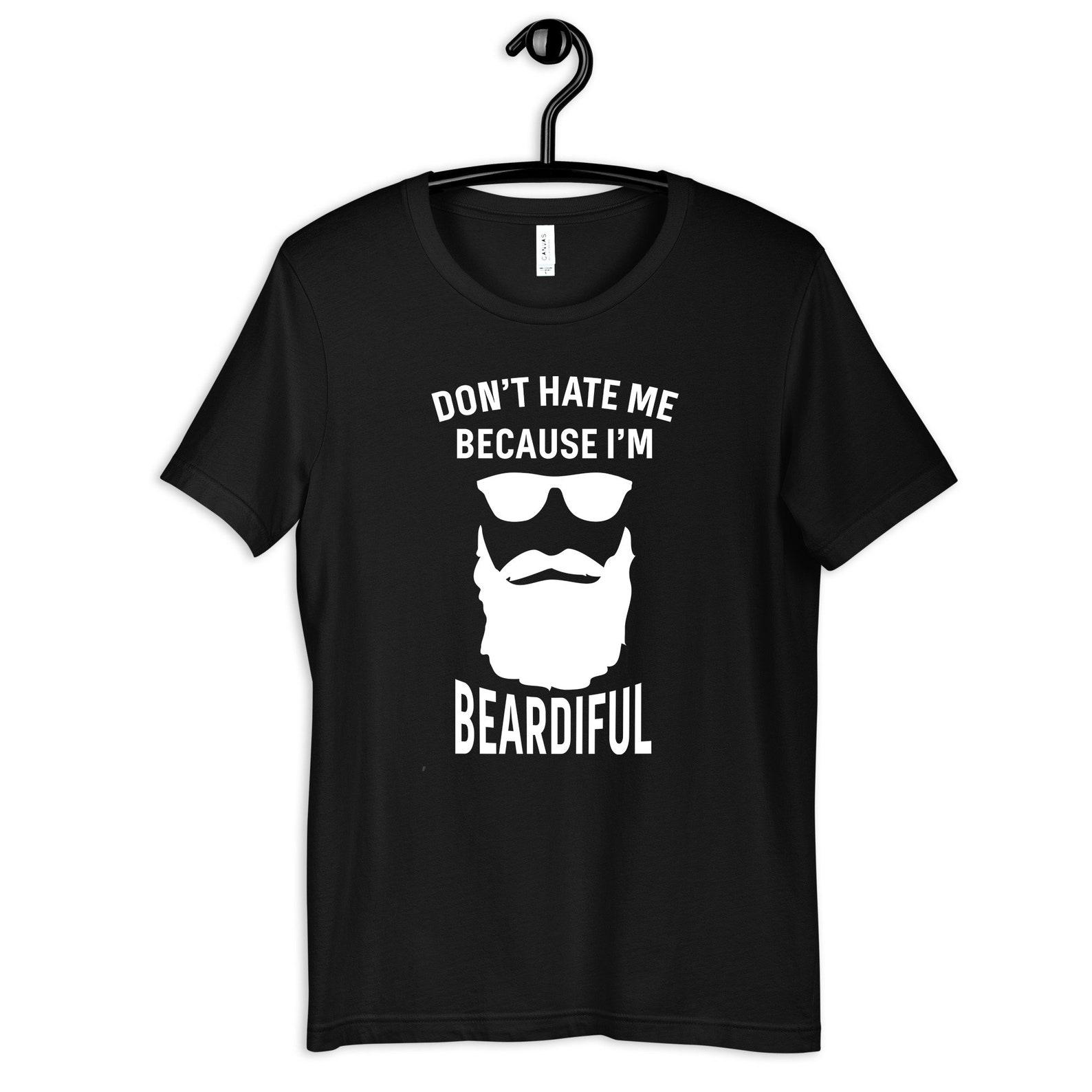 Beardiful Shirt, Funny Beard T-Shirt, Bearded Tee, Facial Hair, T-shirt,T-shirt, T-shirt, Tank Top L