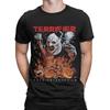 Men T-Shirt Terrifier  Vintage 100% Cotton Tees Short Sleeve Horror Movie T Shirts Round Neck Clothes Gift Idea