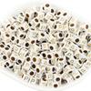 100Pcs/lot A-Z Letter Beads For Jewelry Making Gold Color Square Alphabet  Spacer Bead Charms Diy Bracelet Pendants Supplies