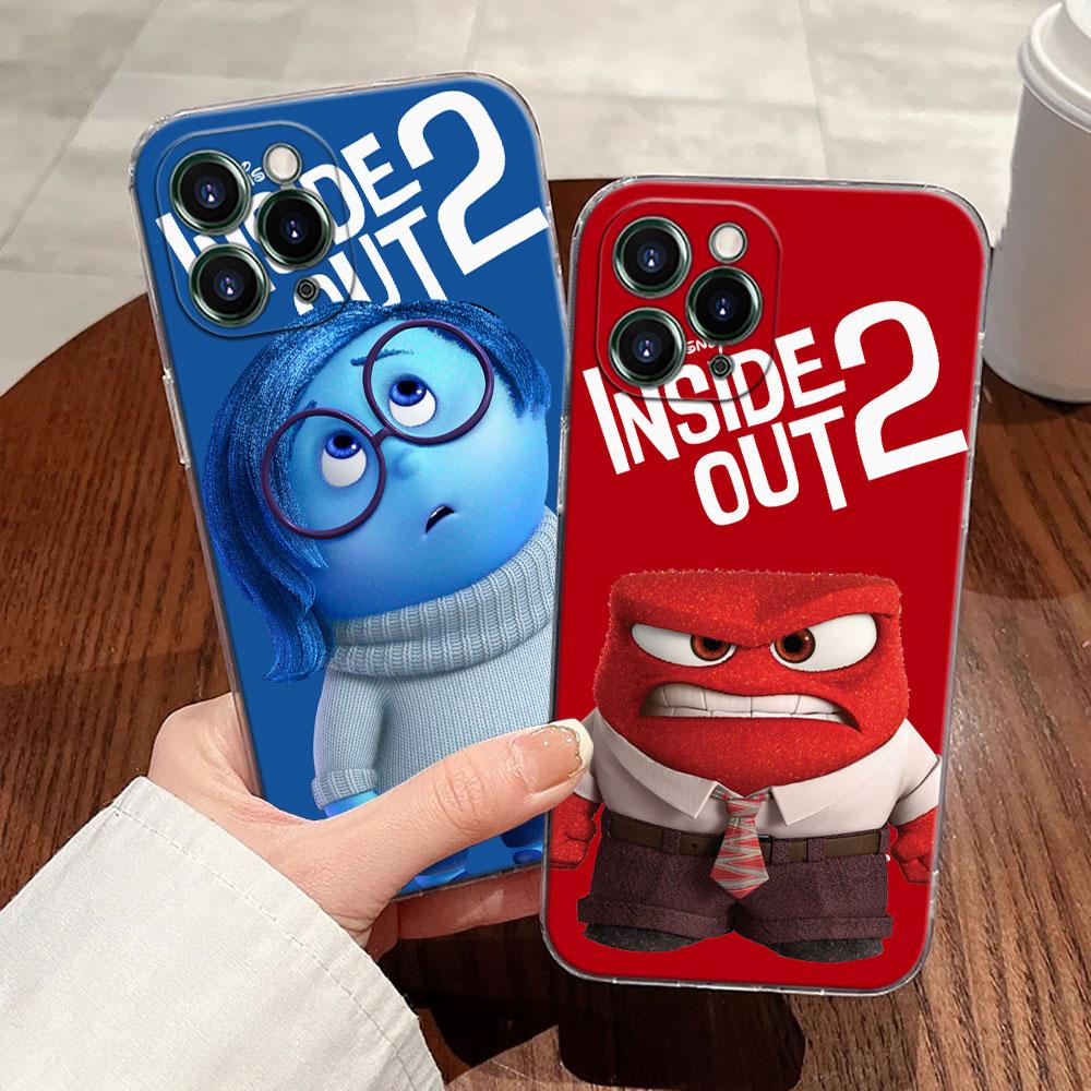 Inside Out Anger Sadness Disgust Phone Case For iPhone 17 Pro Max 17E 11 12 13 14 15 16 Pro Max Plus 17 Air 16E 7 XS Soft Cover