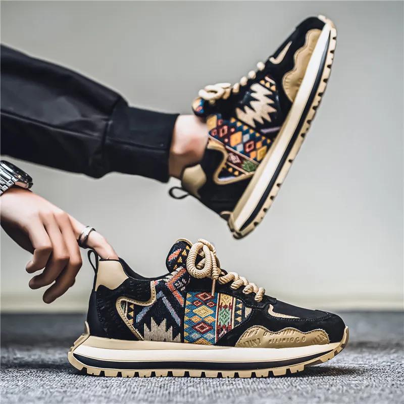 Casual Sneaker Loafers Men's Sneakers Fabric Sports and Leisure Soft and Comfortable Ventilate Non-Slip Shoes for Men Fashion