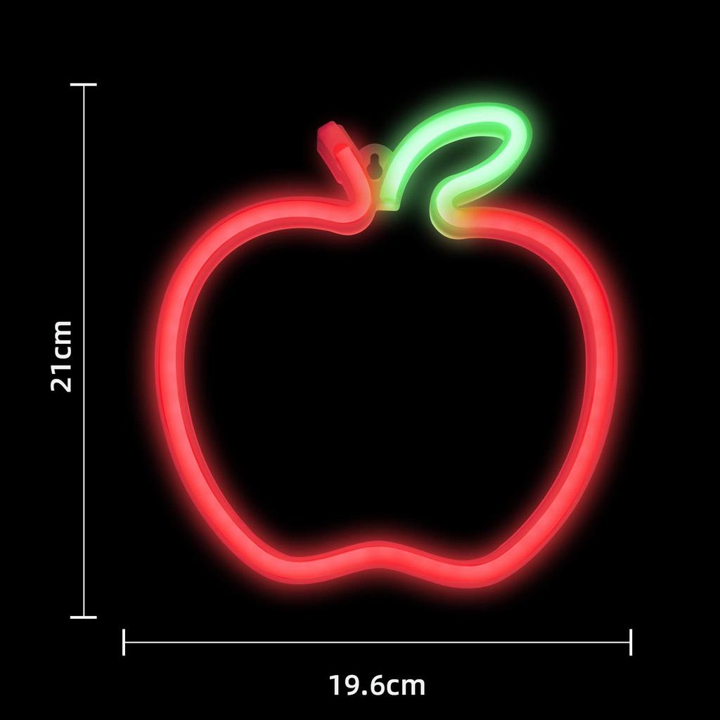 ENUOLI Apple Neon Sign USB or Battery Powered Direct from Japan