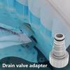 Drainage Adapter Pool Hose Adapter Portable Leak-Proof Water Hose Adapter Safe Drainage Adapter for Home Pool or Outdoor Spa