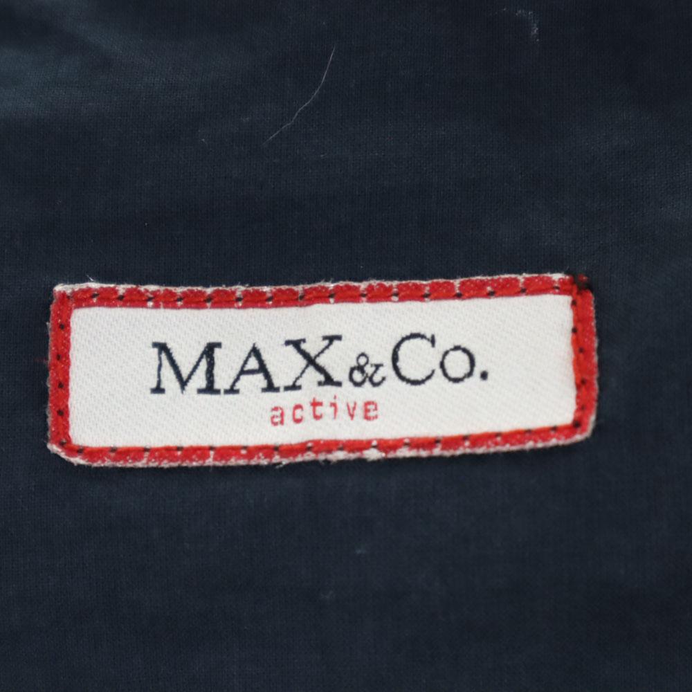 MAX&CO leather jacket 42 Charcoal gray Women Used