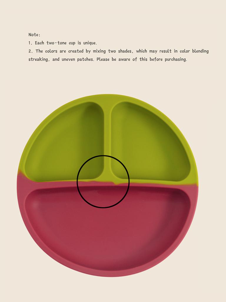 Color Kids 1PCS Baby Sucker Silicone Dishes Plate Good Grade Dining Plate Feeding Bowl Toddle Training Tableware Baby Stuff