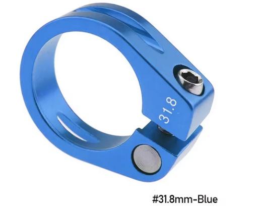Aluminum Alloy Bicycle Seatpost Clamp Seat Tube Clamp MTB Bike Seat Tube Clip Bike Parts Bike Saddle Seat