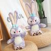 Non-Toxic Cartoon Stellalou Plush Toy Big Size Rabbit Stuffed Anime Plushies Cute Soothing Doll Room Decor Birthday Gifts Children