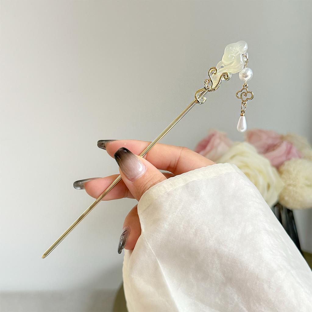 1 Pcs Fashion Chinese Style Auspicious Clouds Ruyi Hair Sticks For Women Girls Party Hair Accessories