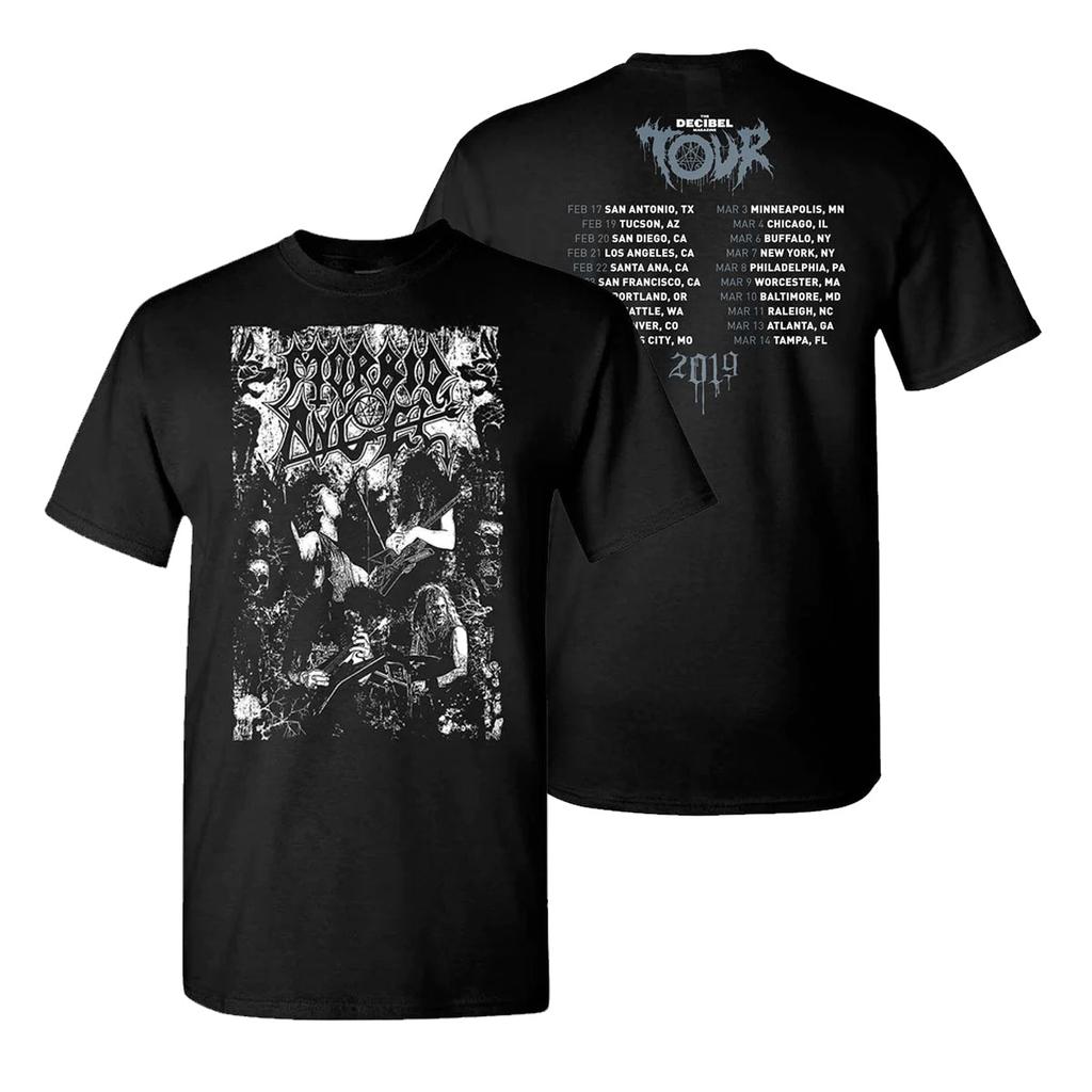 Morbid Angel Death Metal Band Graphic Cotton T-shirt Unisex Men Women Fans Essentials Short Sleeve Tops Fashion Brand Summer Tee