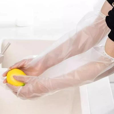 50 PIÈCES Gants de Vaisselle à Manchette Longue Gants de Nettoyage Imperméables Gants Étendus Protection Ménagère