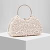 New Pearl Fabric Ring Evening Bag Dinner Bag Clutch Bag Chain Bag Dress Bag Wedding Bag