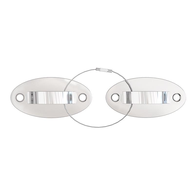 

Furniture Anti-Tip Safety Device for Cabinets and Wardrobes FT9 Anti-tip Device срібний