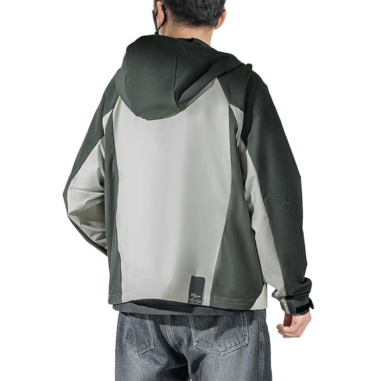 adidas Módní Pohodlná Všestranná Bunda s Kapucí Unisex Bundy Zelená KA2557