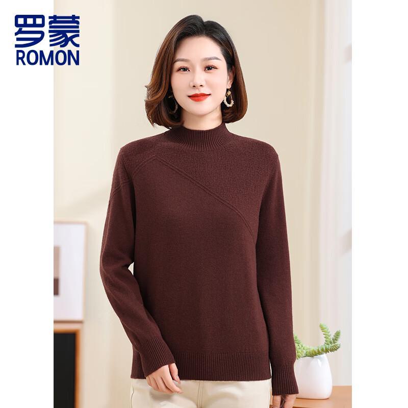 Women's Pure Wool & Cashmere Blend Half-Neck Sweater