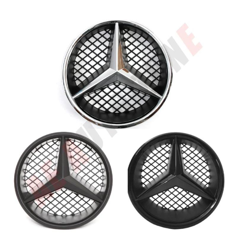 Calandre avant style OE Noir et Argent Emblème Étoile Noir Brillant Pour Mercedes Benz Classe GLK X204 2008-2012 GLK280 GLK300 GLK350