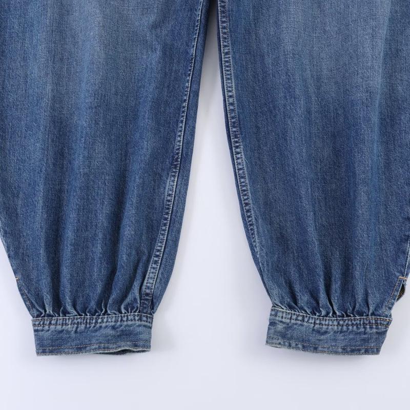2026 Trendy European & American Mid-Waist Balloon Jeans