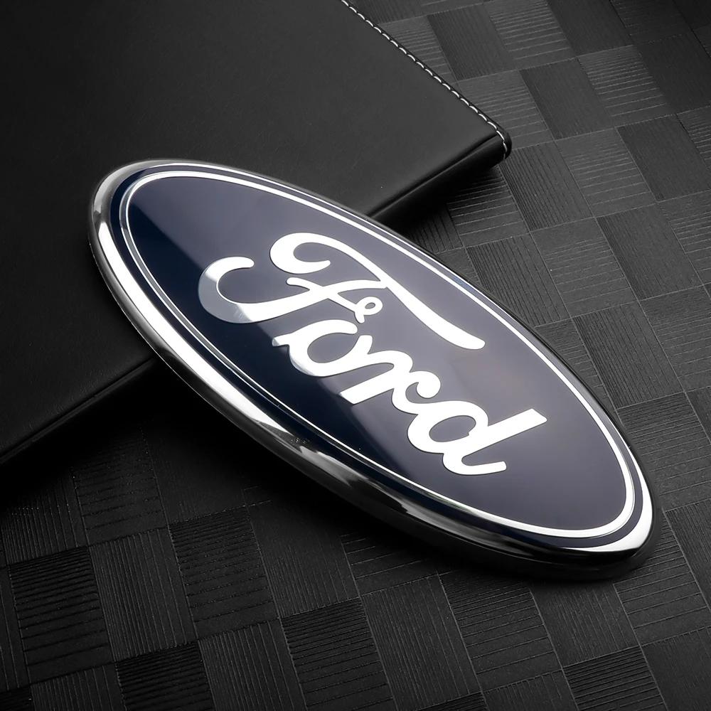 Samolepka na auto Ford Nový 2025 Horké auto Znak na přední mřížku Samolepka s logem na víko kufru Dekorace pro Ford Fiesta Focus 2 Mondeo mk4 Musta