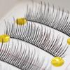 10 Pairs Thick Crossing Long Natural Looking Fake Eyelashes Make Up False Lashes